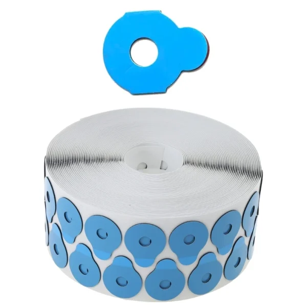 1000 Miếng Dán Bảo Vệ Mắt Kính Quang Học, Băng Keo Dán Hai Mặt, Miếng Dán Màu Xanh, Độ Dính Cao, Không