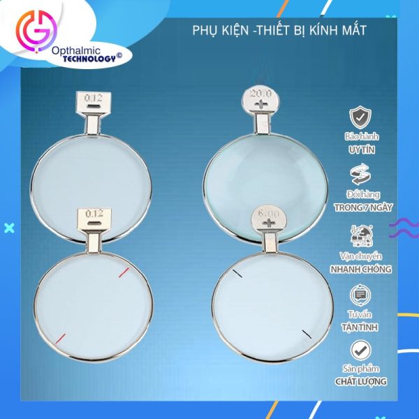 Mẫu Thử  Kính Tròng Mắt Thay Thế Mắt Thử  Thị Lực