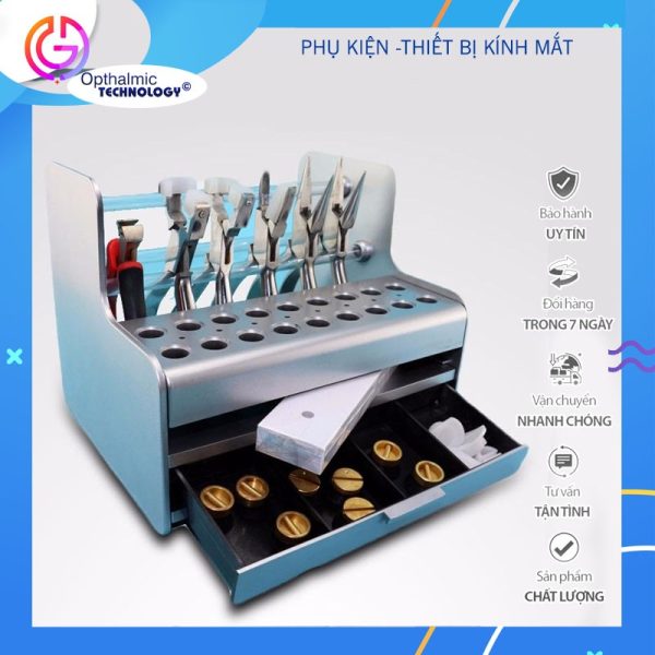 Giá để phụ kiện kìm kéo linh kiện làm kĩ thuật