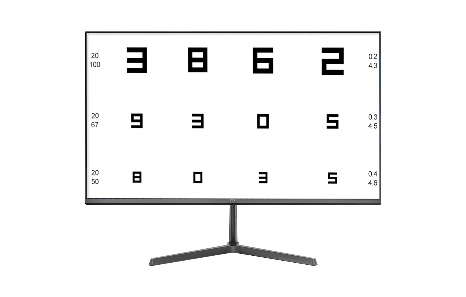 Màn hình kiểm tra thị lực 24 Inch Màn hình kiểm tra thị lực 24 Inch